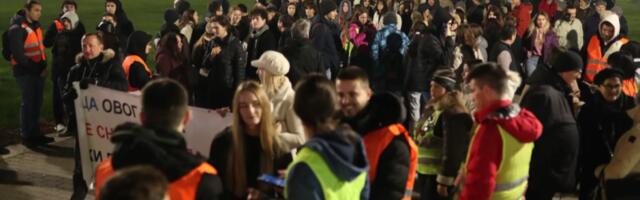 Kragujevački studenti obeležili godinu dana od trenutka kada su počeli borbu za ono što smatraju pravom i pravednim