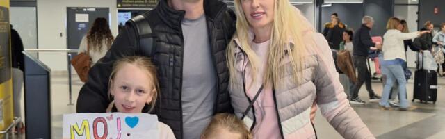 Najemotivnija scena na aerodromu nakon evakuacije iz Dubaija: Tina i Nikolina skočile tati u zagrljaj