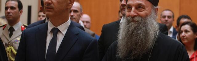 Macut i Porfirije ppotpisali ugovor za novac za hram Svetog Save
