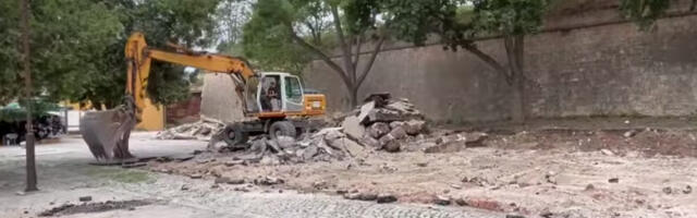Počela realizacija projekta uređenja prostora ispred Beogradske kapije (video)