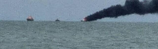 Drama u Crnom moru: Tanker naleteo na minu, izbio požar, preti potonuće broda