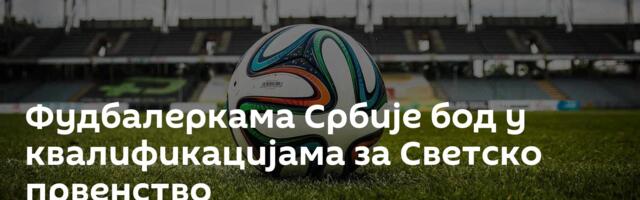 Фудбалеркама Србије бод у квалификацијама за Светско првенство