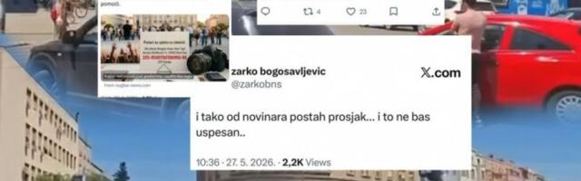 POGAČAR I BOGOSAVLJEVIĆ SE LUDIRAJU U NOVOM SADU: Blokadom raskrsnice maltretiraju građane (VIDEO)