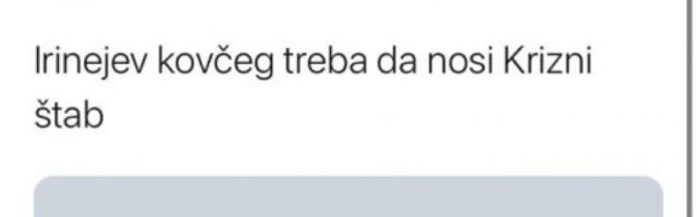 MRŽNJA ĐILASOVIH MEDIJA:  Krizni štab i predsednik im odgovorni za smrt patrijarha!