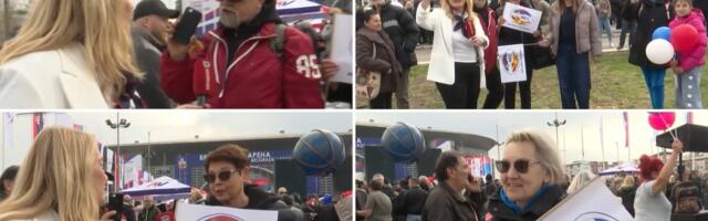 I oni su došli da podrže Vučića: Prešli više od 430 kilometara (VIDEO)