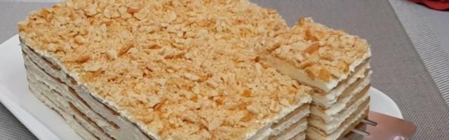 Napoleonova torta - slatkiš koji se ne peče i priprema se vrlo brzo