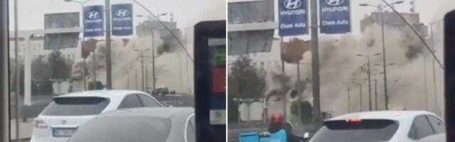 Gori restoran "Franš" (VIDEO)