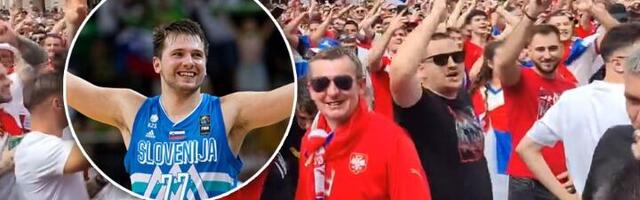 "Srbende, hajmo svi u glas - Luka Dončić jedan je od nas": Srbi pecnuli Slovence (VIDEO)