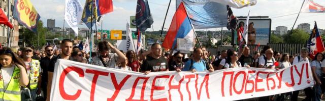Studenti nakon skupa na Slaviji: Ili Srbija ili mafija
