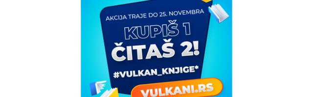 Kupiš jednu, čitaš dve knjige Vulkan izdavaštva – Nova akcija na sajtu vulkani.rs od 22. do 25. novembra