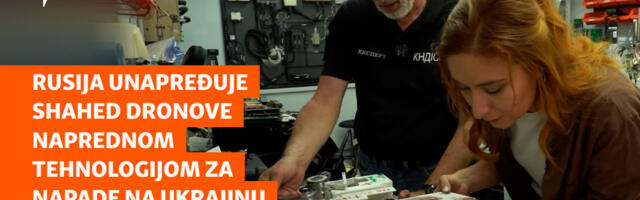Rusija unapređuje Shahed dronove naprednom tehnologijom za napade na Ukrajinu