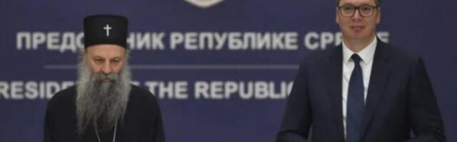 Председник Вучић честитао Васкрс патријарху Порфирију