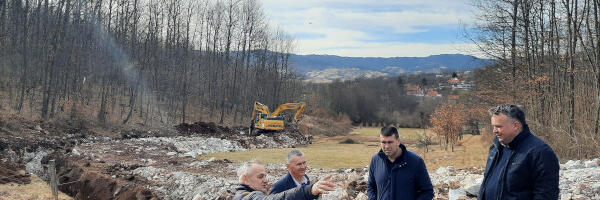 Novi cevovod stigao iznad Šljivovice