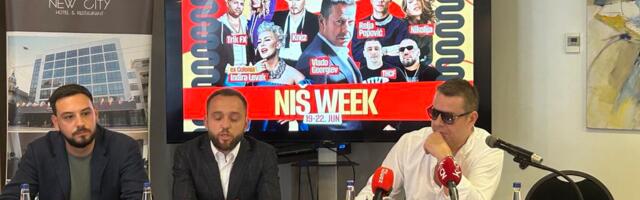 Vlado Georgiev glavna zvezda „Niš Week“-a, nastupaju i Knez, Trik FX i drugi, a za najmlađe luna-park