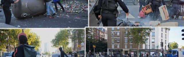 KAMENICAMA NA POLICIJU I AUTOBUSE, TUČA I ISPRED GIMNAZIJE: Blokaderi prave totalni haos u prestonici, zatvorene sve prodavnice (FOTO)