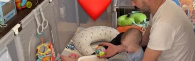 Oko njih ikone i verske knjige, uživaju u porodičnim trenucima: Milan Vasić za svog sina posebno sredio kutak