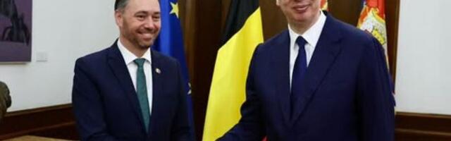 Predsednik Srbije se sastao sa ministrom spoljnih poslova Belgije