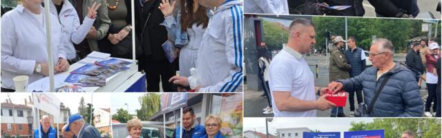 POBEDA PRISTOJNE, DOMAĆINSKE SRBIJE! Nikad veće gužve na štandovima SNS širom Beograda, niko se više ne plaši blokadera i njihovog nasilja (FOTO)
