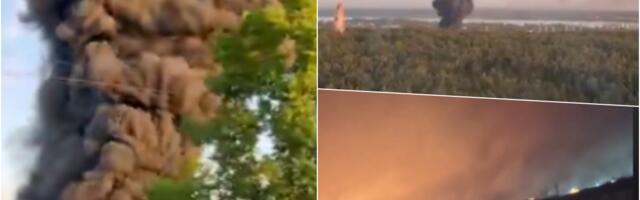 BRUTALAN NAPAD UKRAJINE NA RUSIJU! Bukte ključni strateški objekti širom zemlje, CRNI DIM iznad gradova, zadat snažan UDARAC! Objavljeni snimci (FOTO/VIDEO)