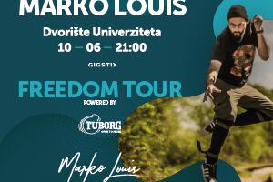 Koncert Marka Louisa u dvorištu Univerziteta