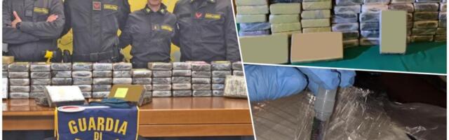 SRBIN UHAPŠEN U ITALIJI SA KOKAINOM OD 20 MILIONA EVRA: Kamionom išao iz Španije za Srbiju, prevozio pločice, a u kabini sakrio 3 putne torbe (foto, video)