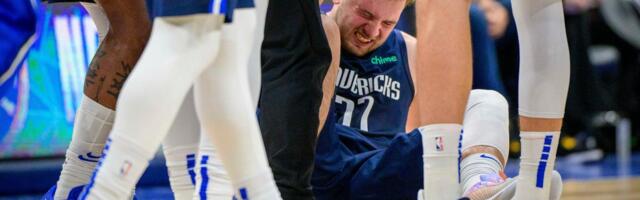 ŠOK! POVREDIO SE LUKA DONČIĆ: Slovenac nije trebalo ni da igra meč, morao je da napusti teren i to baš pred plej-of /VIDEO/