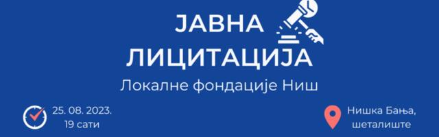 Lokalna fondacija Niš organizuje javnu licitaciju u N. Banji. U ponudi i umetničke slike a novac ide za podršku novim idejama