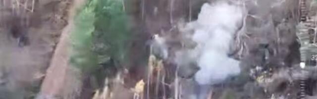 KADIROV OBJAVIO SNIMAK UNIŠTENJA OBJEKTA UKRAJINSKE VOJSKE Dron pogodio metu (VIDEO)