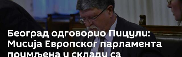 Београд одговорио Пицули: Мисија Европског парламента примљена у складу са дипломатском праксом