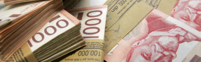 Средњи курс сутра 117,4 динара за евро