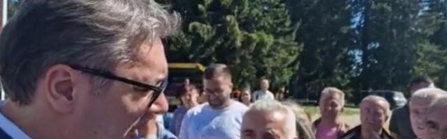 DOBRO NAM DOŠLI, PREDSEDNIČE! Vučić izašao iz kola nasred Golije da pozdravi građane! (VIDEO)