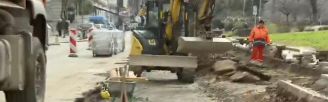 Građani protestuju zbog radova u Kosovskoj ulici: „Čekamo da se Srđan Milivojević veže za drvo“