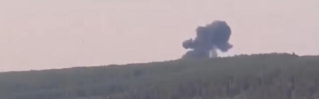 Забележен пад руског нуклеарног бомбардера Ту-22М3 (видео)