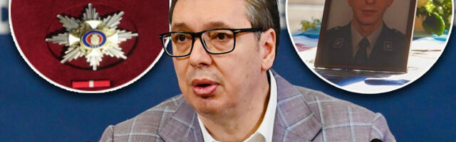 NAJVIŠA POČAST ZA SRPSKOG JUNAKA: Vučić posthumno odlikovao starijeg vodnika Milovana Jovanovića Ordenom Karađorđeve zvezde prvog stepena