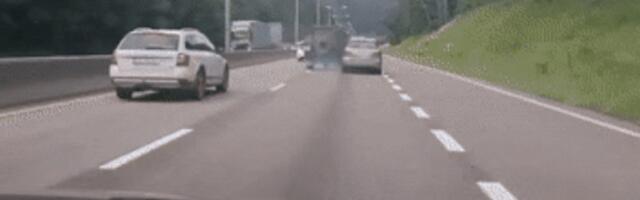 Besna žena demonstrirala svetu kako izgleda drumski bes u norveškom stilu