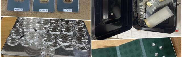 NA ZADNJEM SEDIŠTU AUTA SA TROJE PUTNIKA NAĐENA SUMNJIVA LIMENA KUTIJA: Carinici na prelazu Gradina sprečili šverc (foto)