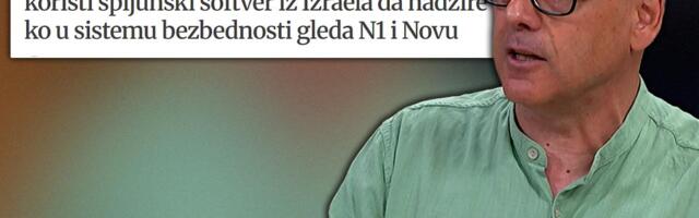 IMAMO NOVI SUPER-SPIN SA BLOKADERSKE TV! Sada kažu da vlast koristi ŠPIJUNSKI SOFTVER iz Izraela, da prati ko u sistemu bezbednosti gleda N1 i Novu!