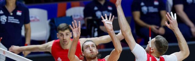 Odbojkaši Srbije izgubili od Slovenije u Ligi nacija