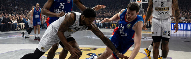 PARTIZAN PREGAŽEN U ARENI: Monstruozni Efes ponizio crno- bele pred očima Grobara! (VIDEO)