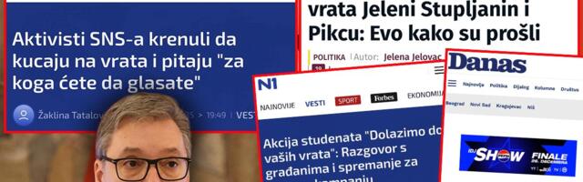 NASTAVLJA SE LICEMERJE! "STUDENTI BLOKADERI" U ISTOJ KAMPANJI KAO SNS: Idu "od vrata do vrata", a do juče pljuvali vladajuću stranku, nazivali krivičnim delom