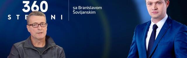 Srđan Dragojević gost emisije 360 stepeni, četvrtak u 20.15