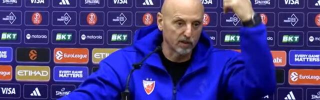 Saša Obradović se opet žalio na sudije, pa ustao i napustio konferenciju: Pomenuo je i utakmicu sa Partizanom