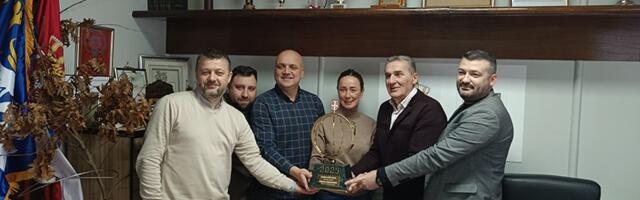 Prijem kod predsednika opštine za Lidiju Stojkanović