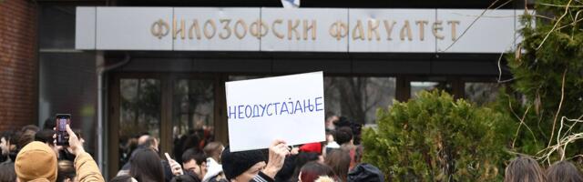 Studenti Filozofskog u blokadi upozorili da prodekan za finansije utiče na tehničke procese