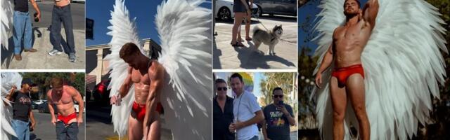 Malene gaćice sve ocrtale: Muškarac se skinuo nasred ulice i uradio ovo - prolaznici u šoku (VIDEO)