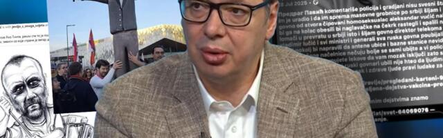 ČETIRI DANA - ČETIRI PRETNJE! JEZIVA HAJKA NA PREDSEDNIKA: Od raspeća na krstu u Nišu, preko nabijanja na kolac do Kokanovića koji ubija "aždaju Vučića"