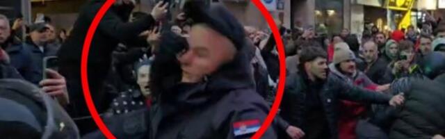 DOSTA JE BILO! POGLEDAJTE OVO! Brnabićeva objavila sliku brutalnog napada na policajca uz jasnu poruku Evropi! (FOTO)