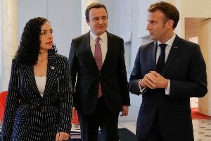 Османиjeва и Курти пренели Макрону да подржавају француско-немачки предлог