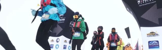VIDEO: Maratonci trčali po plutajućem morskom ledu na Severnom polu