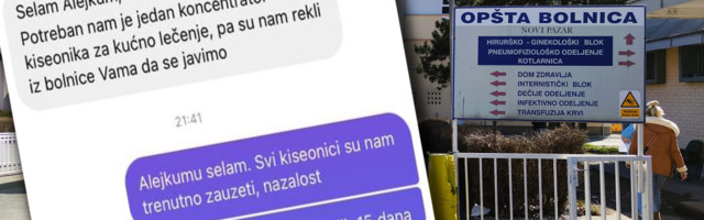 Bolnica bez kiseonika i medicinskog osoblja, stariji i muhtač bolesnici gladni i žedni